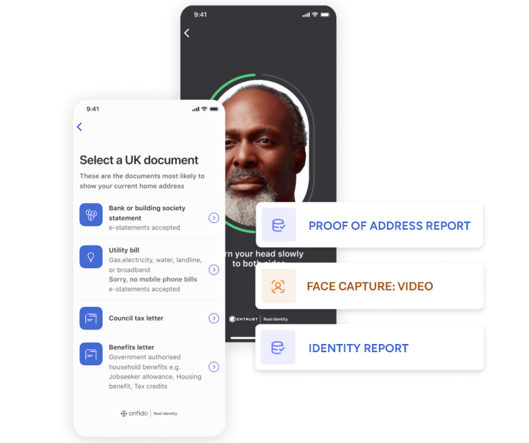 proof of address screenshot